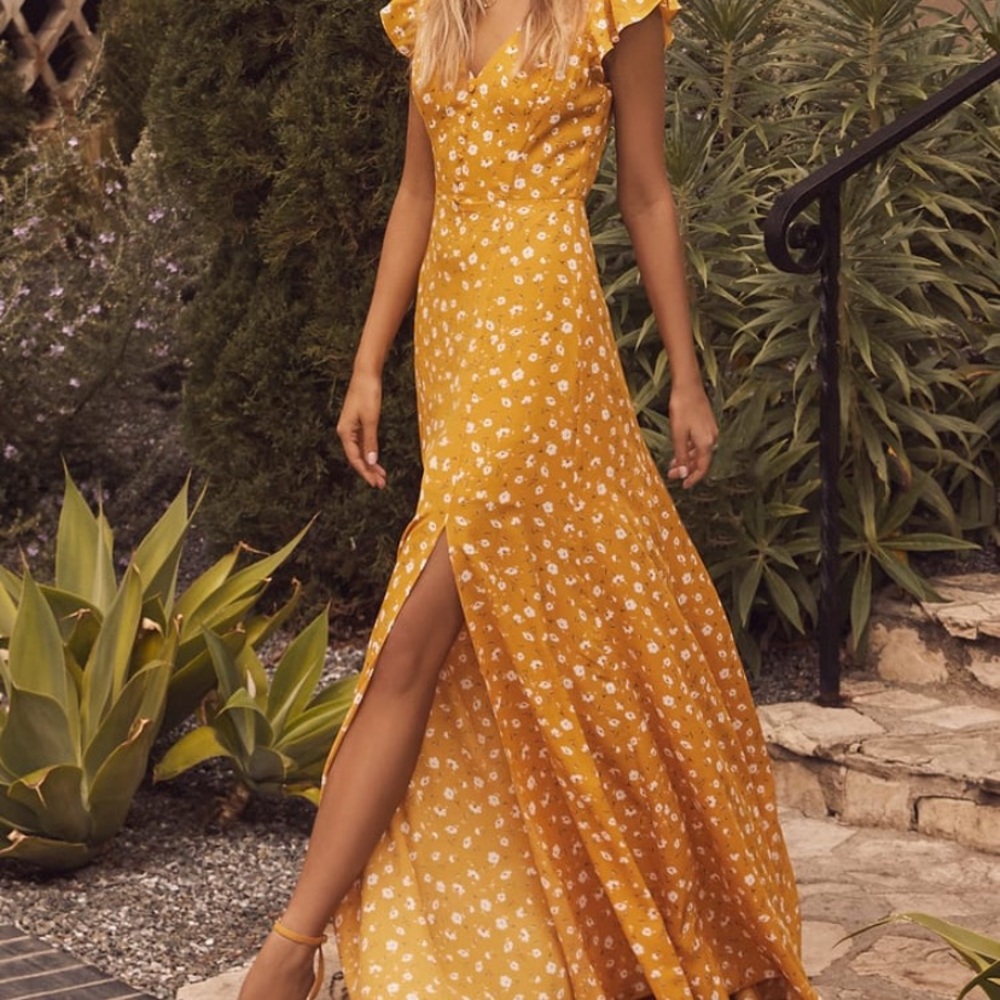 Lulus Backless Maxi Dress